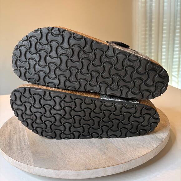 Birkenstock Birks Gizeh Black Birko-Flor Thong Sandals Shoes US Size 10 - Picture 10 of 12